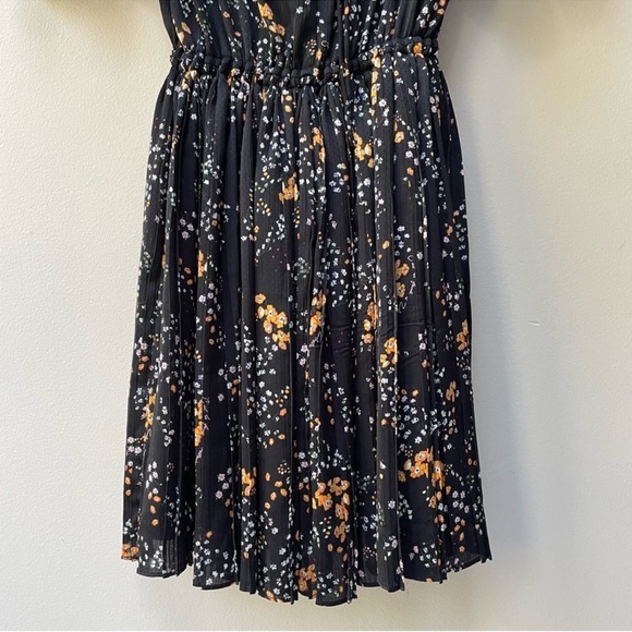 Zadig & Voltaire Roza Spark Flowers Mock Neck Mini Dress Sz XS - Picture 4 of 16